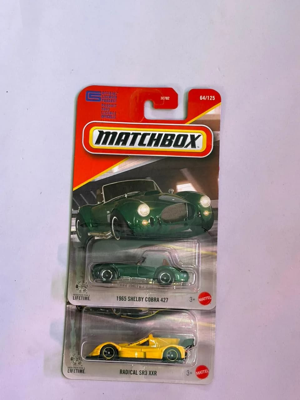 1965 SHELBY COBRA 427 set 1 - Matchbox 1/64 Scale Diecast Model