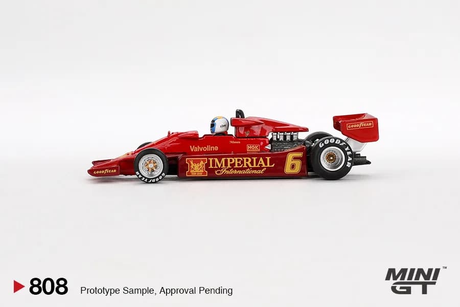 MiniGT Lotus 78 #6 Gunnar Nilsson 1977 Japanese GP - Mini GT diecast model view 3