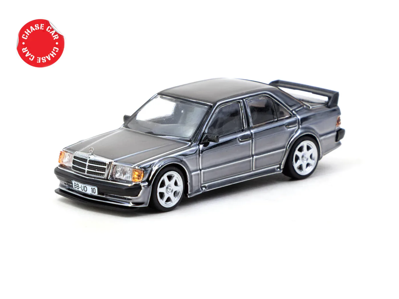 Mercedes-Benz 190 E 2.5-16 EVO 1 Blue-Black Metallic - Tarmac Works GLOBAL64 - Tarmac Works diecast model view 2