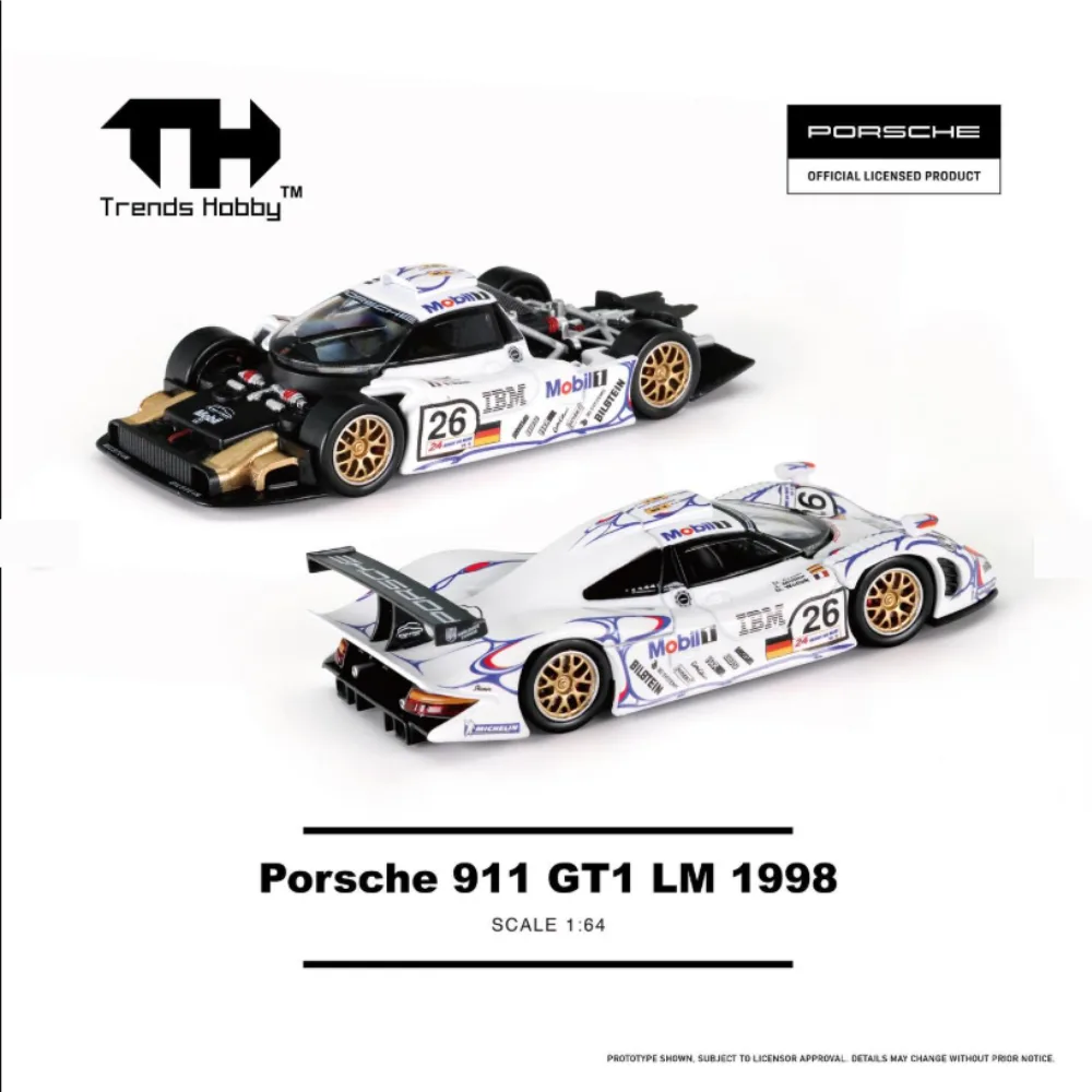 Trends Hobby Porsche 911 GT1 LM 1998 - Trends Hobby diecast model view 2