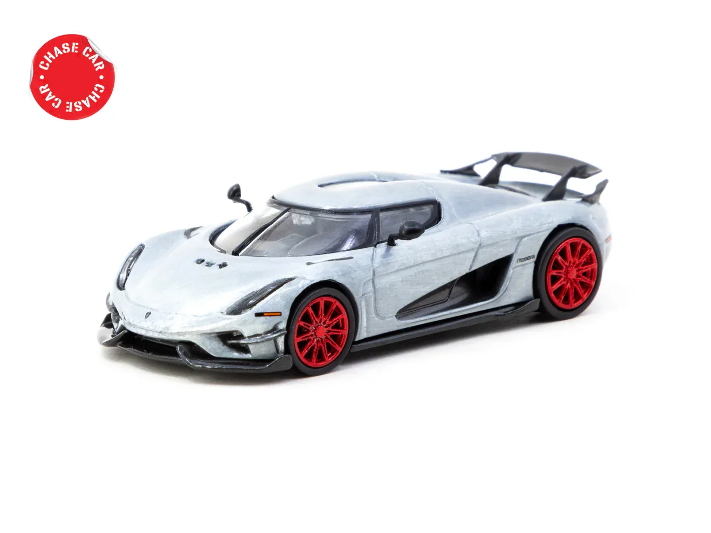 Koenigsegg Regera Red Metallic - Tarmac Works GLOBAL64 - Tarmac Works diecast model view 3