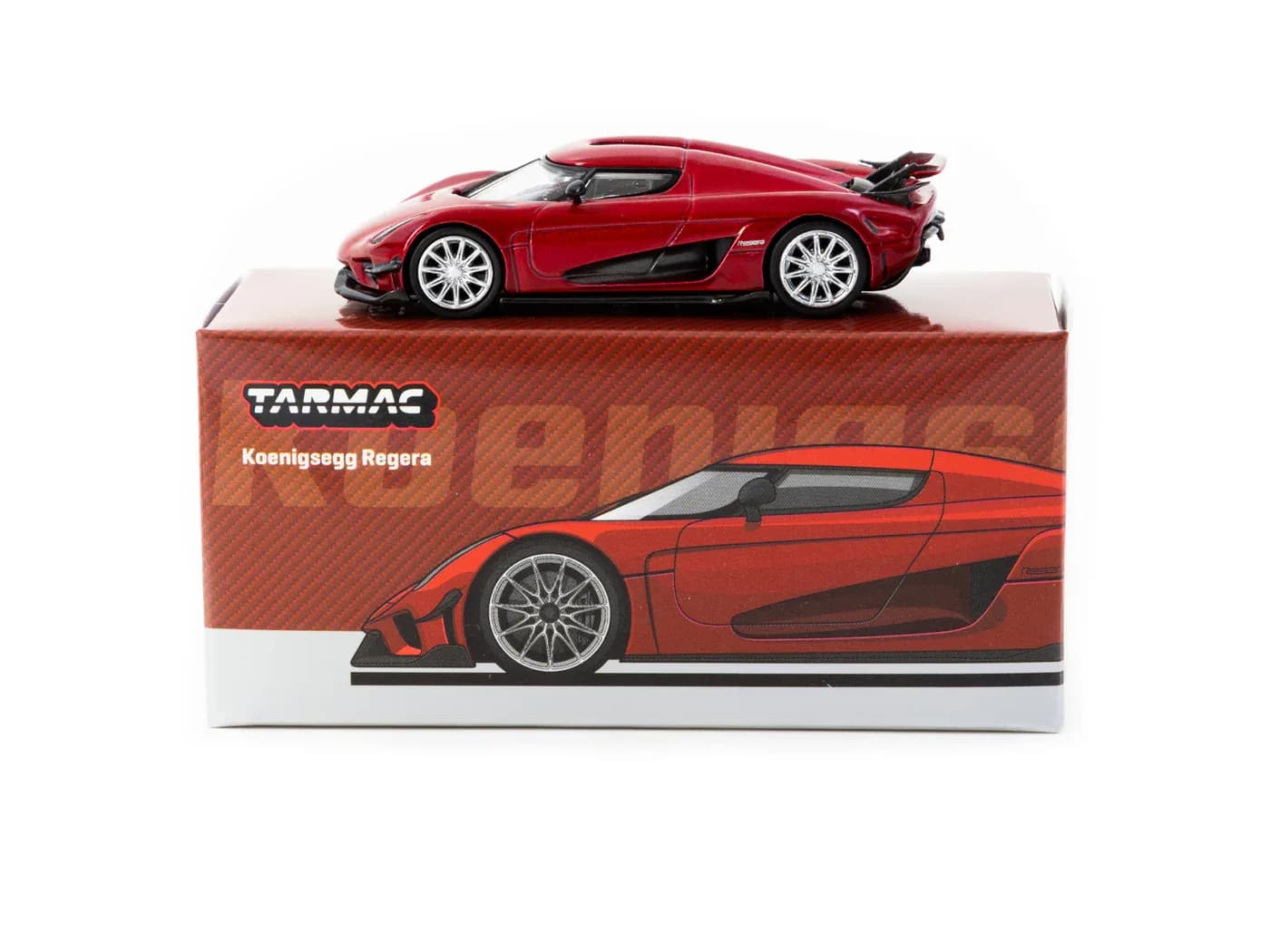 Koenigsegg Regera Red Metallic - Tarmac Works GLOBAL64 - Tarmac Works 1/64 Scale Diecast Model