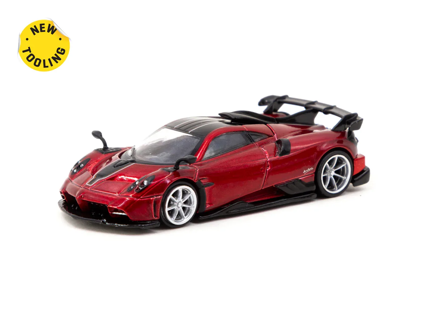 Pagani Imola Rosso Dubai - Tarmac Works GLOBAL64 - Tarmac Works 1/64 Scale Diecast Model