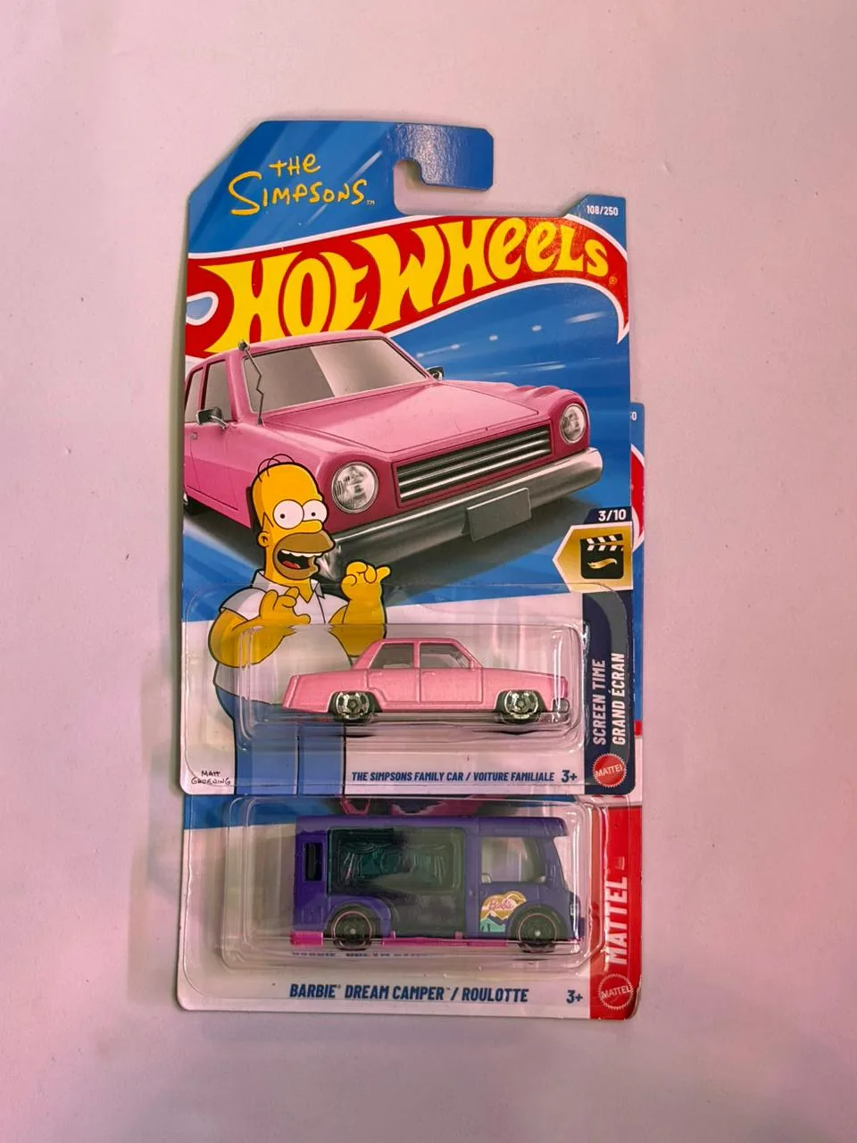 Simpson set 2 - Hot Wheels 1/64 Scale Diecast Model