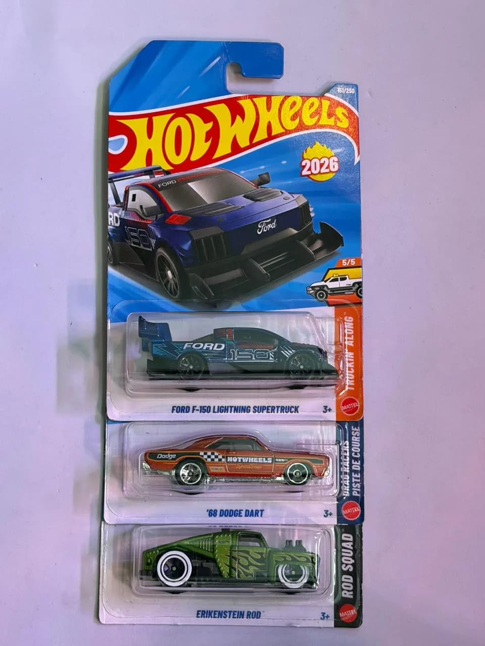 Ford F150 lightning supertruck set 4 - Hot Wheels 1/64 Scale Diecast Model