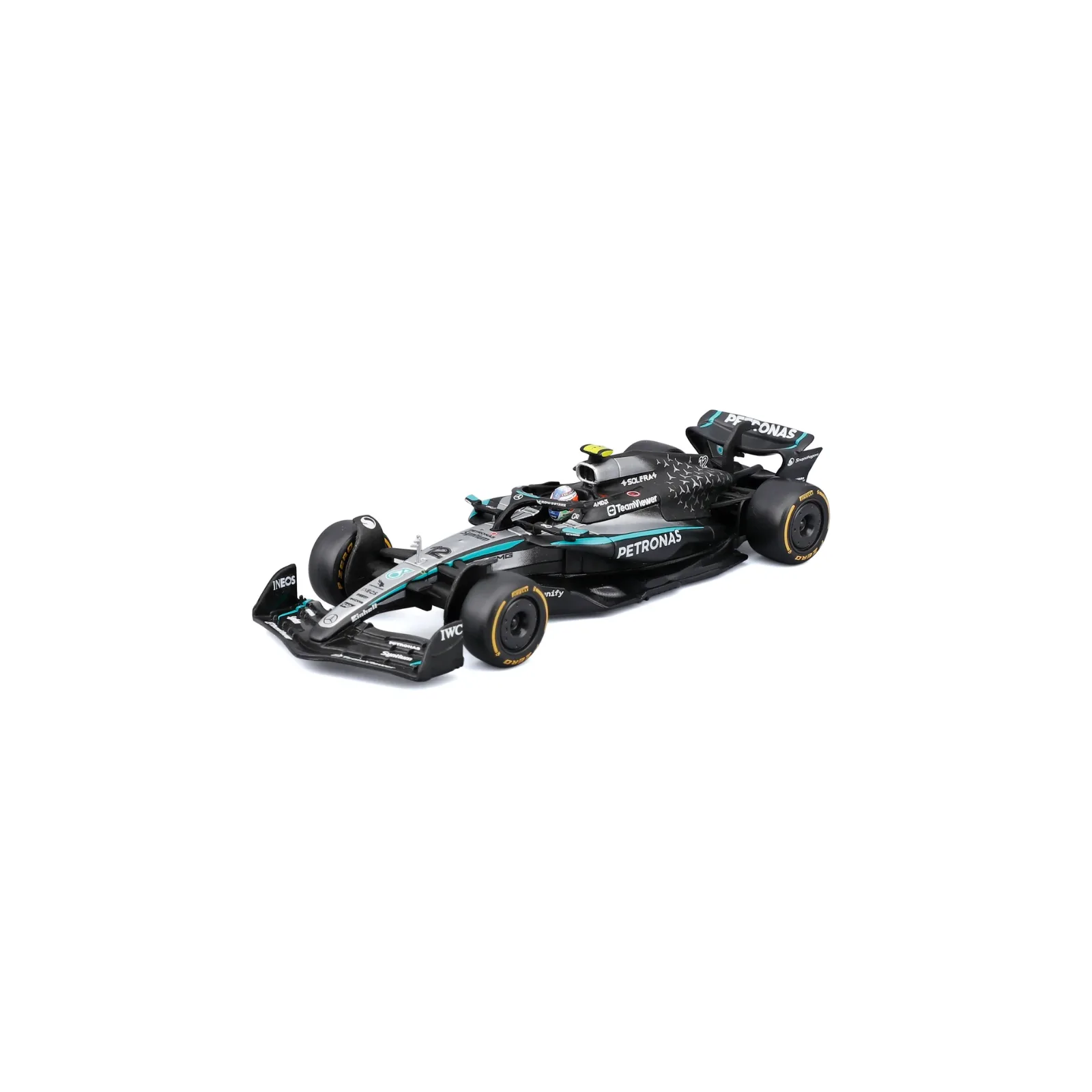 Bburago Formula Racing Mercedes-AMG W16 F1 2025 #12 Kimi Antonelli - Bburago 1/64 Scale Diecast Model