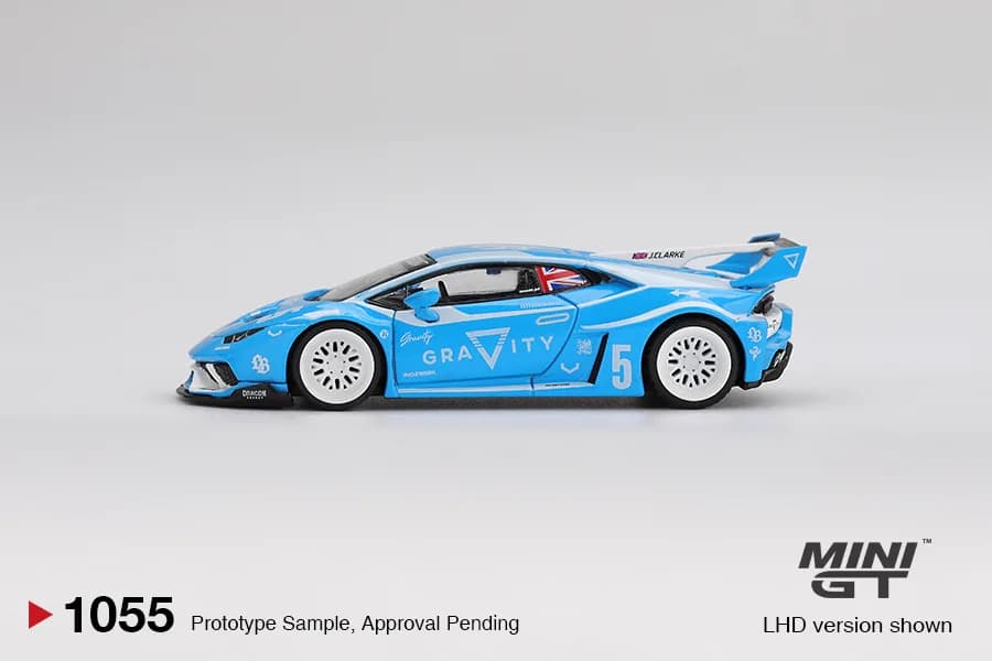 LB★WORKS Lamborghini Huracán GT GRAVITY - Mini GT diecast model view 3