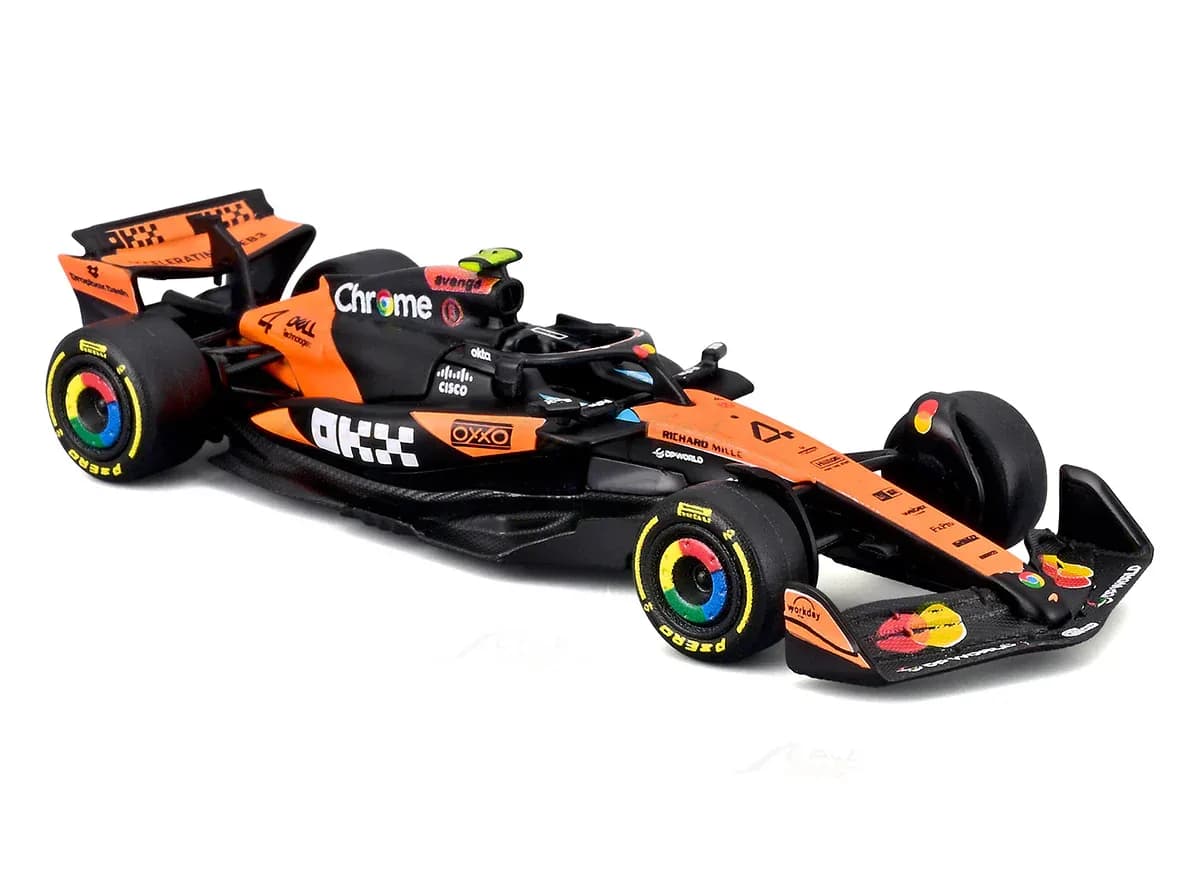 Bburago Formula Racing MCLAREN MCL39 2025 Lando Norris -Australia GP  - Bburago diecast model view 3