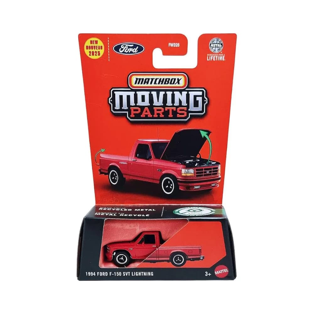 MATCHBOX MOVING PARTS 1994 FORD SVT LIGHTNING - Matchbox 1/64 Scale Diecast Model