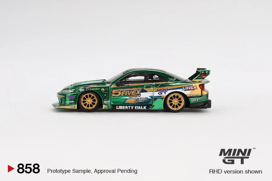 Nissan LB-Super Silhouette S15 SILVIA LBWK 2024 Fausto Racing - Mini GT diecast model view 2