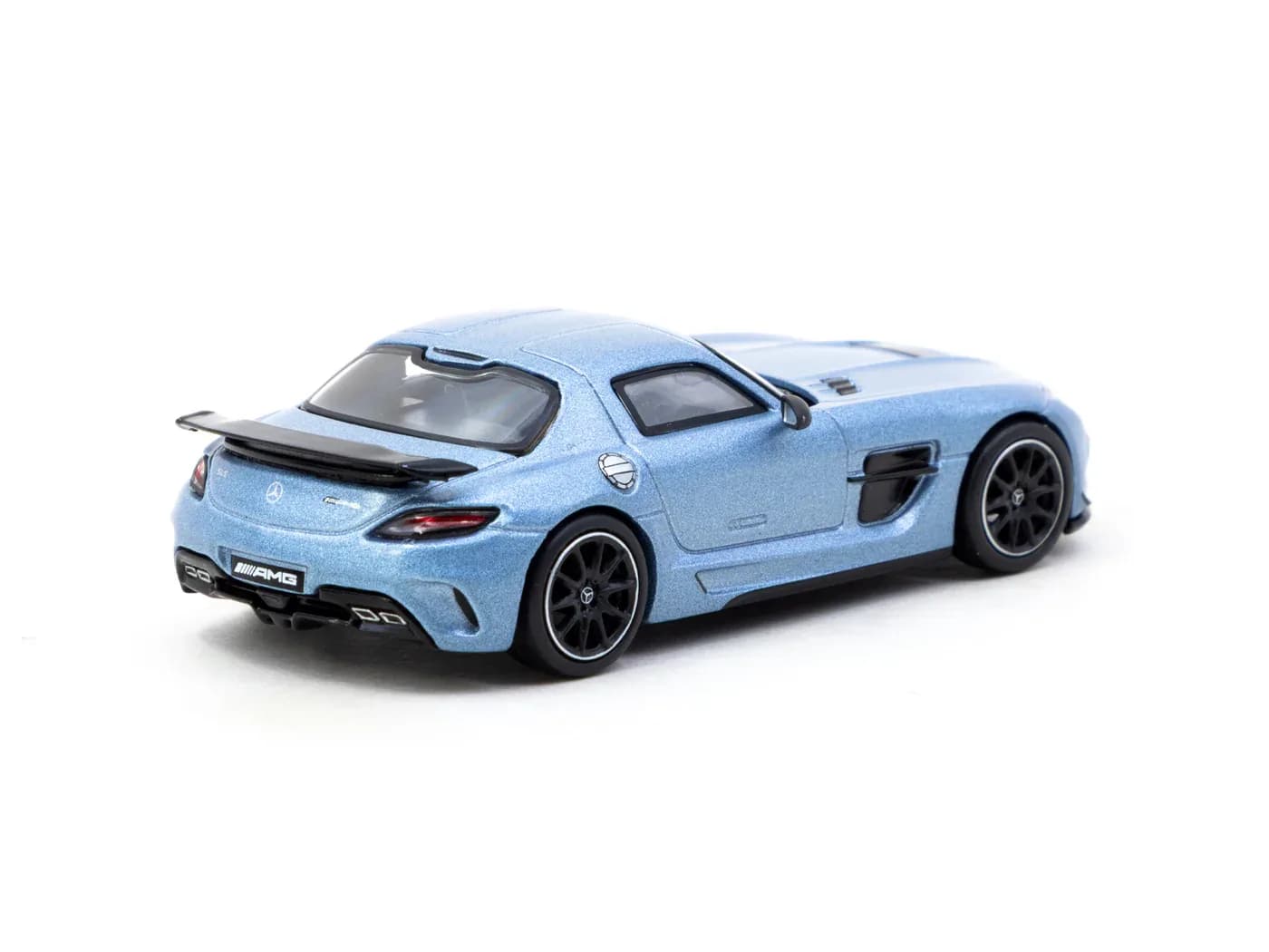 Mercedes-Benz SLS AMG Coupé Black Series Matte Blue - Tarmac Works GLOBAL64 - Tarmac Works diecast model view 2