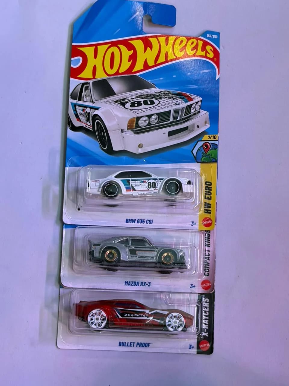 BMW 635 CSI set 1 - Hot Wheels 1/64 Scale Diecast Model