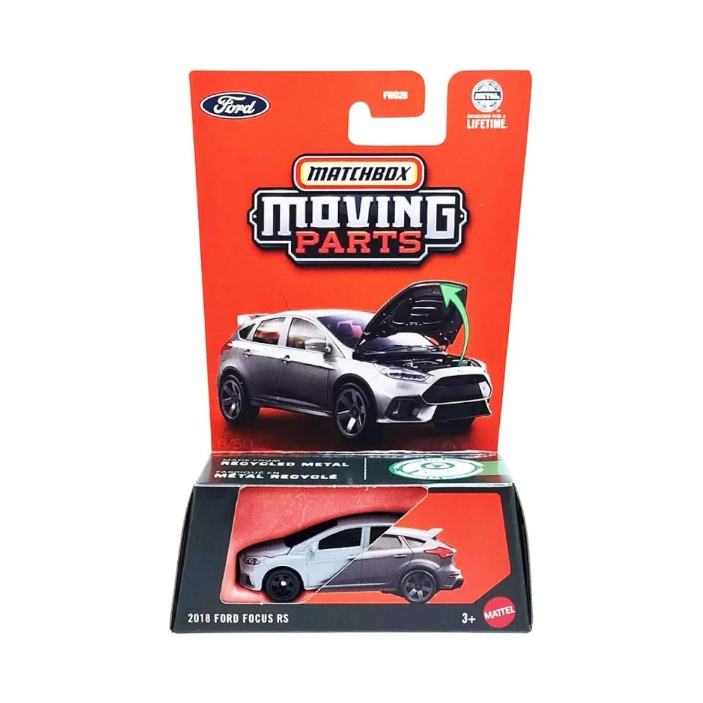 Matchbox Moving Parts 2018 Ford Focus RS - Matchbox 1/64 Scale Diecast Model