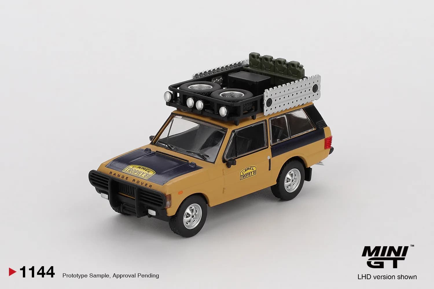 Range Rover 1981 Camel Trophy Sumatra C.Swoboda & K.Mentel Winner - Mini GT 1/64 Scale Diecast Model