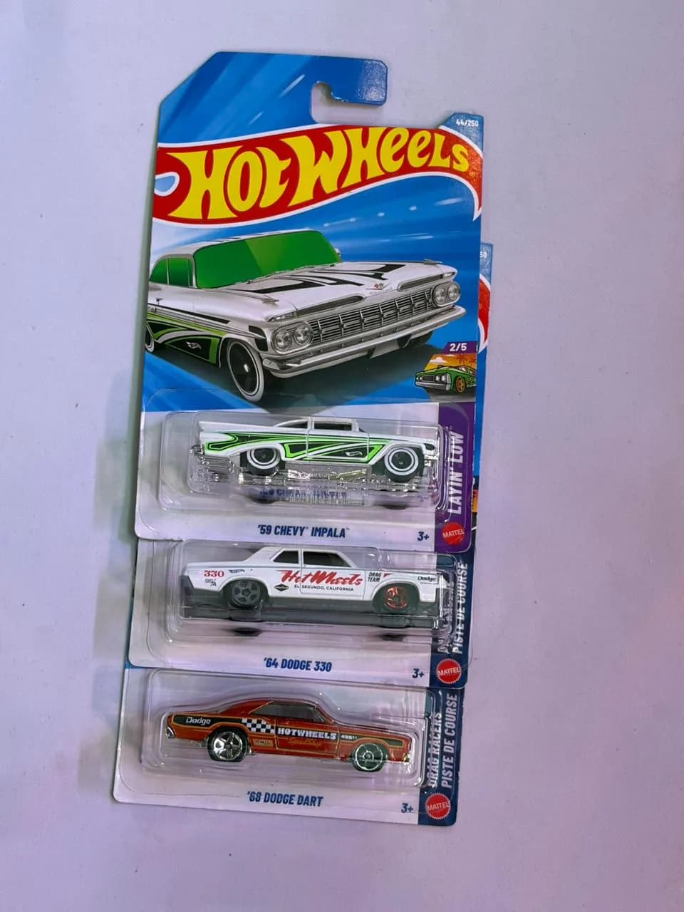 59 chevy impala set 3 - Hot Wheels 1/64 Scale Diecast Model