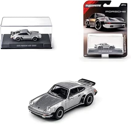 1975 Porche 930 Turbo Grey - Majorette 1/64 Scale Diecast Model
